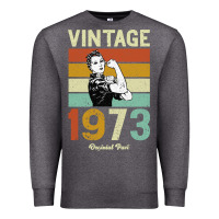 Charcoal Heather Vintage 1973 Orginial Parts Premium Sweatshirt - Bettercallsaul