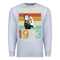 Heather Grey Vintage 1973 Orginial Parts Premium Sweatshirt - Bettercallsaul