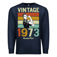 Navy Vintage 1973 Orginial Parts Premium Sweatshirt - Bettercallsaul