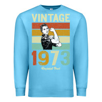 Ocean Blue Vintage 1973 Orginial Parts Premium Sweatshirt - Bettercallsaul