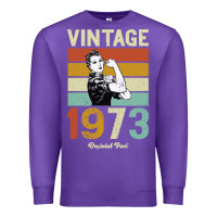 Purple Vintage 1973 Orginial Parts Premium Sweatshirt - Bettercallsaul