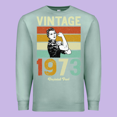 Vintage 1973 Orginial Parts Premium Sweatshirt Designed By Bettercallsaul