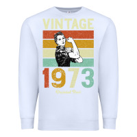 White Vintage 1973 Orginial Parts Premium Sweatshirt - Bettercallsaul