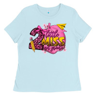 Baby Blue little miss 2nd grade Ladies Tee - texasbilliewilder