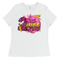White little miss 2nd grade Ladies Tee - texasbilliewilder