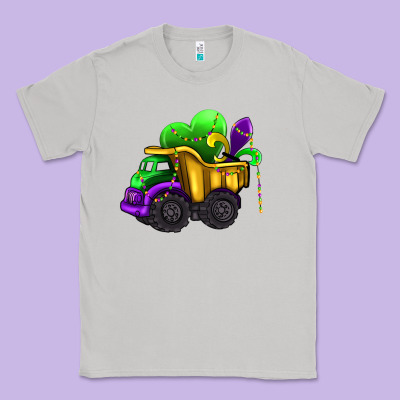 Loads Of Mardi Gras Truck Classic Tee Designed By Adodesignshop