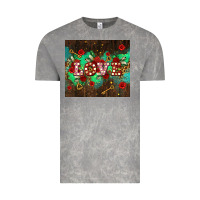 Cloud Rock love  and leopard with keys Vintage Tee - AdoDesignShop