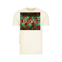 Vintage Arctic love  and leopard with keys Vintage Tee - AdoDesignShop