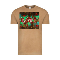 Vintage Camel love  and leopard with keys Vintage Tee - AdoDesignShop