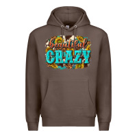 Coffee Western Beautiful Crazy Premium Hoodie - texasbilliewilder