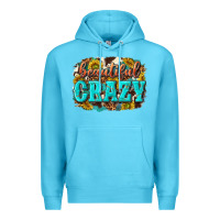 Ocean Blue Western Beautiful Crazy Premium Hoodie - texasbilliewilder