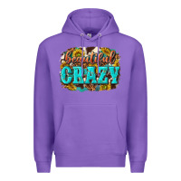 Purple Western Beautiful Crazy Premium Hoodie - texasbilliewilder