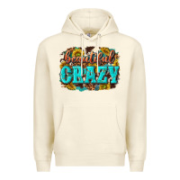 Sandshell Western Beautiful Crazy Premium Hoodie - texasbilliewilder