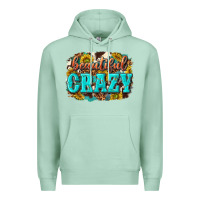 Seafoam Western Beautiful Crazy Premium Hoodie - texasbilliewilder