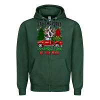Sports Green its the most wonderful time of the year Zipper Hoodie - MaliasSmallBusiness