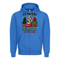 True Royal its the most wonderful time of the year Zipper Hoodie - MaliasSmallBusiness