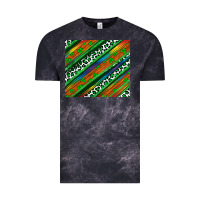 Cloud Black st patricks day leopard rainbow Vintage Tee - Artiststas