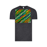 Vintage Black st patricks day leopard rainbow Vintage Tee - Artiststas