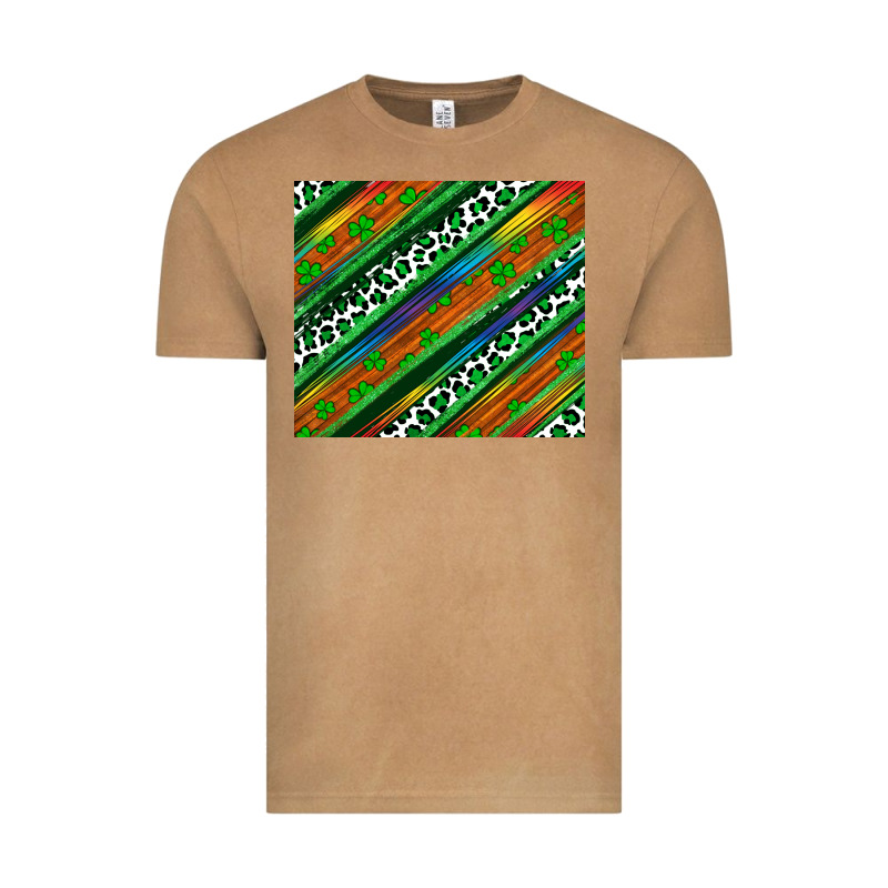 St Patricks Day Leopard Rainbow Vintage Tee by Artiststas | Teevron