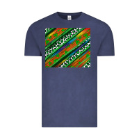 Vintage Denim st patricks day leopard rainbow Vintage Tee - Artiststas