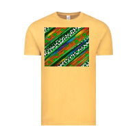 Vintage Mustard st patricks day leopard rainbow Vintage Tee - Artiststas