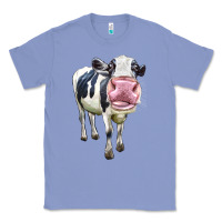Colony Blue Cute Holstein Classic Tee - LillyAllenDesigns