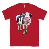 Red Cute Holstein Classic Tee - LillyAllenDesigns