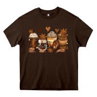 Chocolate Brown melanin afro coffee cups Heavy Core Tee - Zillion Design Studio