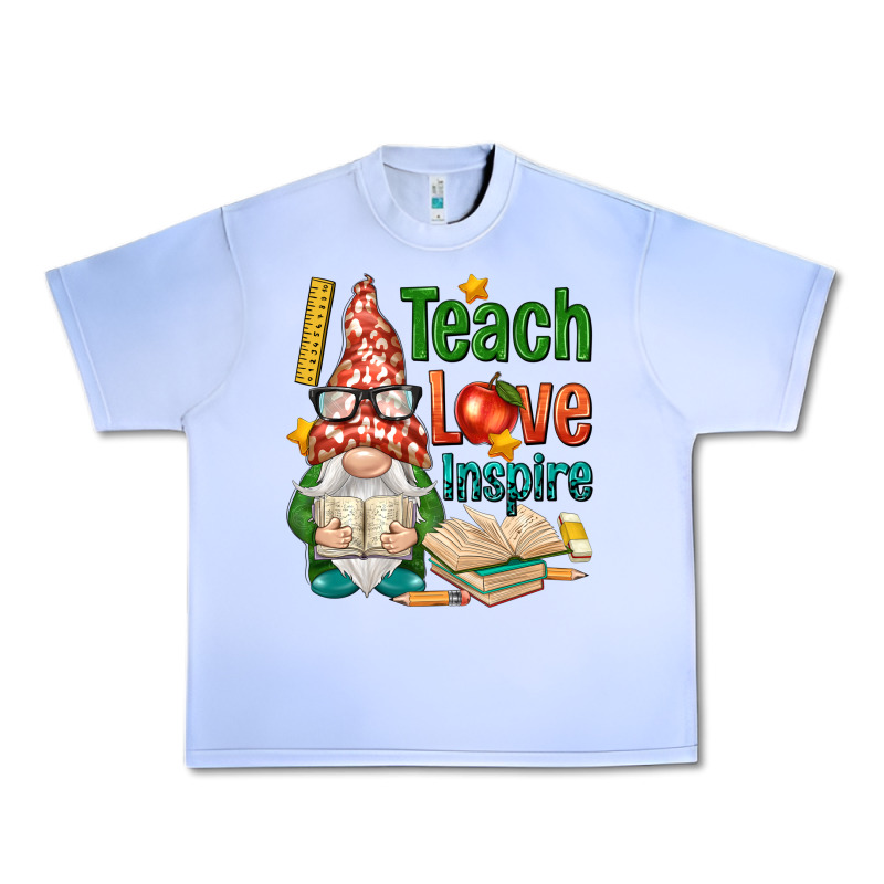 Gnome Teach Love Inspire Urban Heavy Tee by NancyCooperArtShop | Teevron