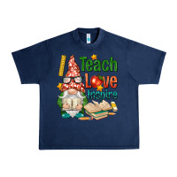 Navy gnome teach love inspire Urban Heavy Tee - NancyCooperArtShop