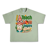 Oil Green gnome teach love inspire Urban Heavy Tee - NancyCooperArtShop