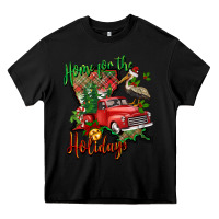 Black home for the holidays louisiana Heavy Core Tee - BarkalooDesign