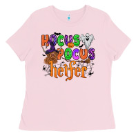 Bubblegum Pink hocus pocus heifer Ladies Tee - Zillion Design Studio