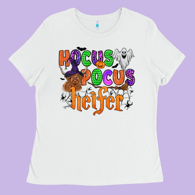 Hocus Pocus Heifer Ladies Tee Designed By Zillion Design Studio