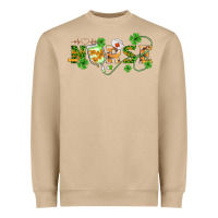 Mushroom st patricks day nurse Heavyweight Sweatshirt - BarkalooDesign