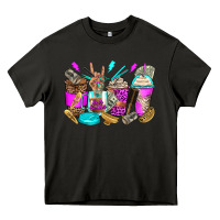 Asphalt hair hustler coffee cups Heavy Core Tee - Zillion Design Studio