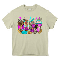 Hair Hustler Coffee Cups Heavy Core Tee | Teevron