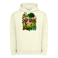 Pigment Pistachio St. Patrick's Day Cow Urban Hoodie - HowdyJamesFarm