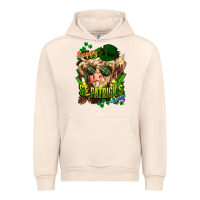 Sandshell St. Patrick's Day Cow Urban Hoodie - HowdyJamesFarm