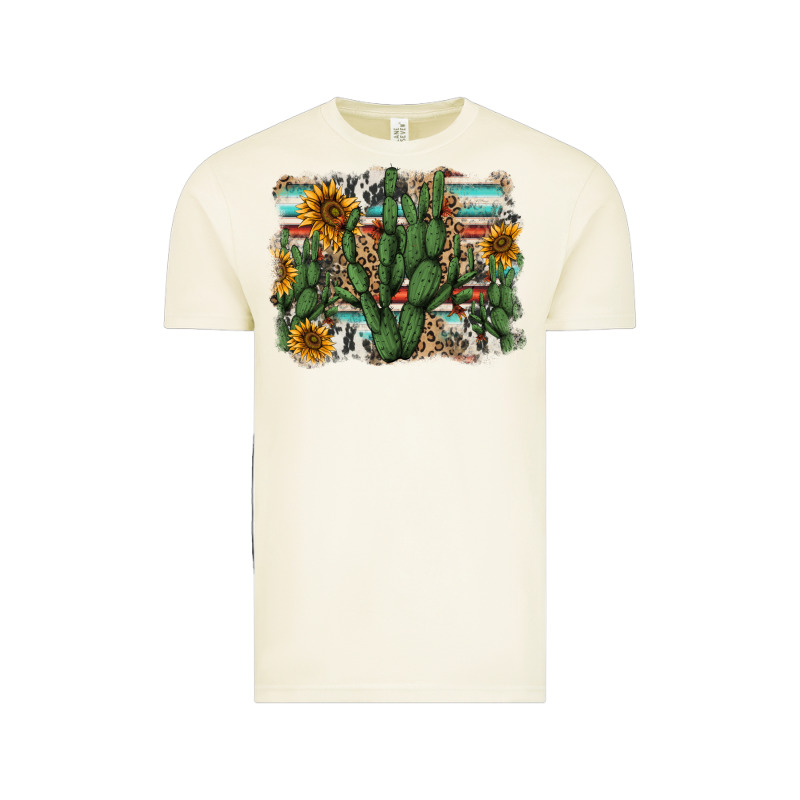 Serape Sunflowers Cactus Vintage Tee by AdoDesignShop | Teevron