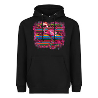 Black Flamingo Christmas Heavyweight Hoodie - Bettercallsaul