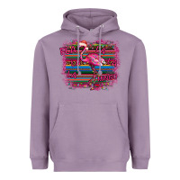 Lavender Flamingo Christmas Heavyweight Hoodie - Bettercallsaul