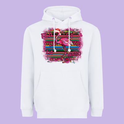 Flamingo Christmas Heavyweight Hoodie Designed By Bettercallsaul
