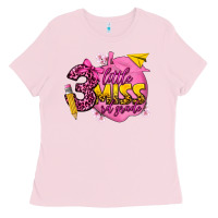 Bubblegum Pink little miss 3 rd grade Ladies Tee - texasbilliewilder
