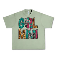 Oil Green girl mimi Urban Heavy Tee - NancyCooperArtShop
