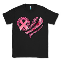 Black breast cancer awareness heart Classic Tee - Jasminsmagicworld