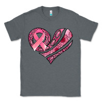 Charcoal Heather breast cancer awareness heart Classic Tee - Jasminsmagicworld