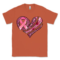 Copper breast cancer awareness heart Classic Tee - Jasminsmagicworld