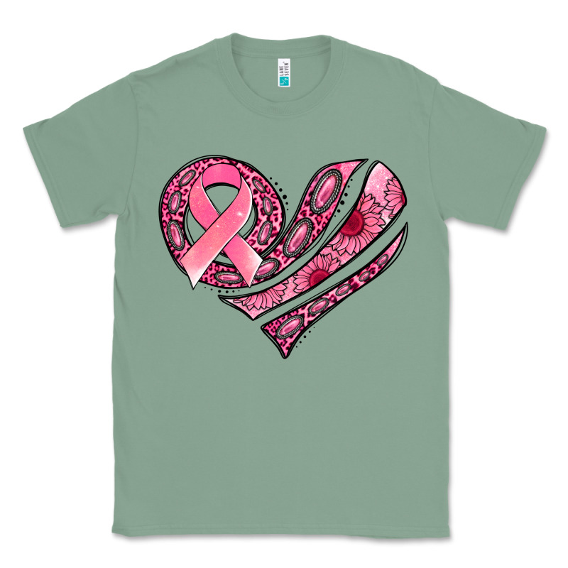 Breast Cancer Awareness Heart Classic Tee by Jasminsmagicworld | Teevron