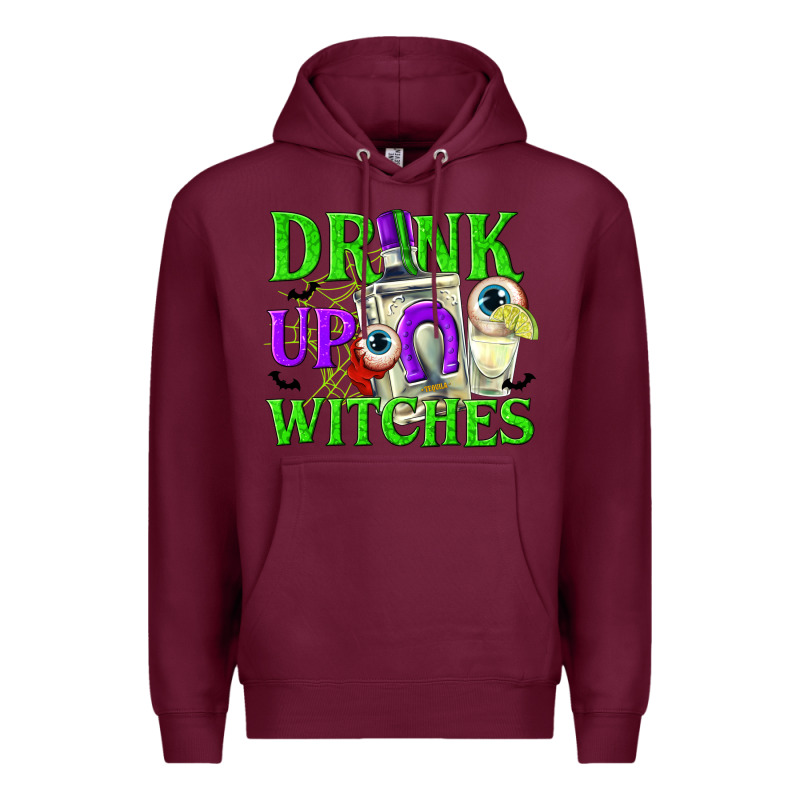 Drink Up Witches Premium Hoodie by texasbilliewilder | Teevron